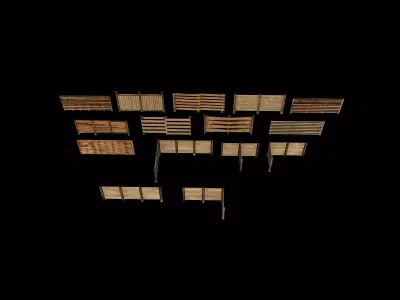 All Fence System 3D model