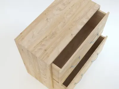 Wooden Cabinet 6 3D model