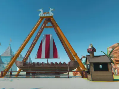 Ship attraction 3D model