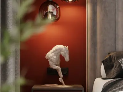 Focus lampatron pendant 3D model