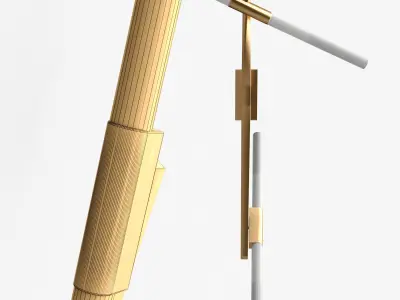 Fashion Wood Fork Modern 3D model