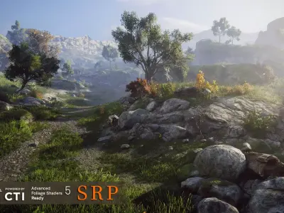 Rocky Hills Environment - Mega Pack - SRP Low-poly 3D model