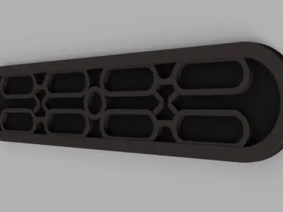 Star Wars Galaxys Edge Cargo Bay Window Grate Decoration Prop 3D print model