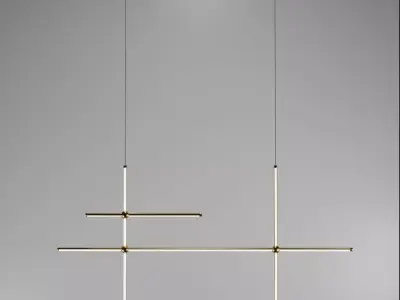 Chandelier minimalistic 3D model