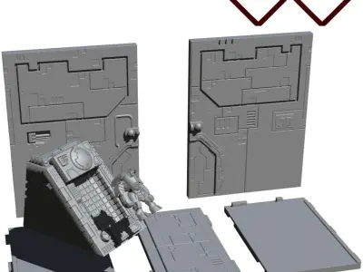 The Maintenance Bay Project Season III - Stealth Storage Sector 3D print model