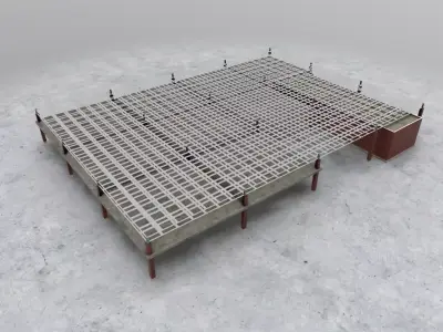 EDDF Storage 32 Low-poly 3D model