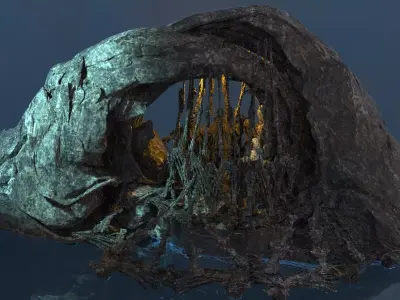 Cave of Apollo 3D model