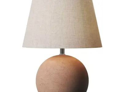 Mia Ceramic Table Lamp by Urban Outfitters 3D model