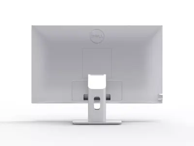 Dell monitor screen computer Low-poly 3D model