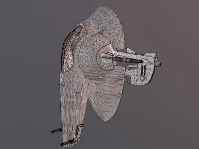 STAR WARS SLAVE-1 STARSHIP PBR Low-poly 3D model