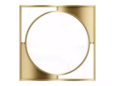 Mirror in a metal frame GZ-M1066 3D model