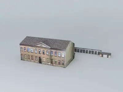 Riga Meness street 19 Free 3D model