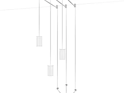 Odeon Light Lucas 3898 chandelier 3D model