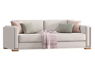 Sofa Nassau By West Elm 3D model