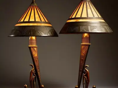 Egyptian Lamp 3D print model