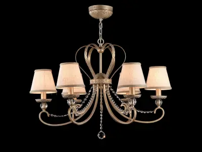 Chandelier Livorno RC144-PL-06-WG Maytoni Classic Free 3D model