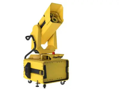 Airport Detection System Scan 3D model