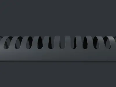 Bike Rack 14 PBR Game Ready Low-poly 3D model