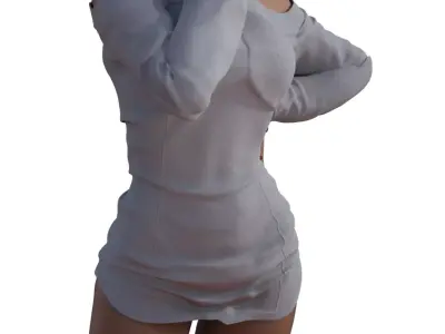 Ada Wong Casual Glamour 3D print model