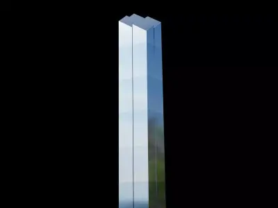 2 World Trade Center - NYC Low-poly 3D model