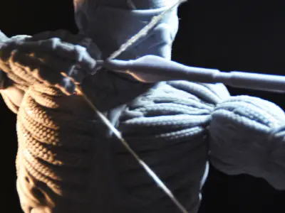 Crysis 3 Nanosuit V2   3D Printable for FDM and  Resin Printers 3D print model