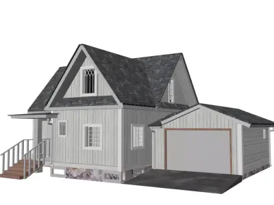 House Free low-poly 3D model get