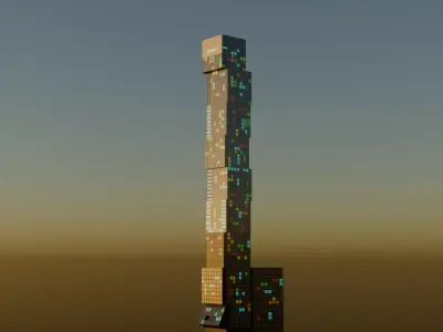 Waldorf Astoria Miami - 3D Model 3D model