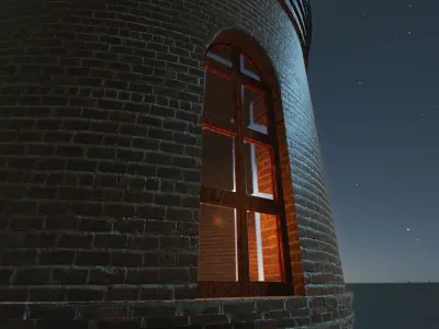 Tower - Restoration 3D model