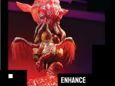 Cthulhu Babe - Lovecraftian Monster Girl Statue STL 3D print model