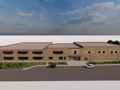 School-University -High School 3D model