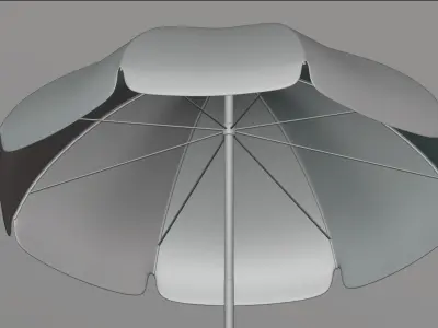 Beach umbrella 3D model