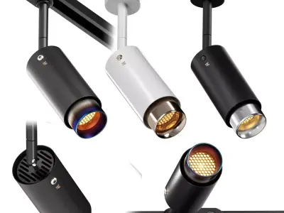 Buster and Punch Spotlights 3D model