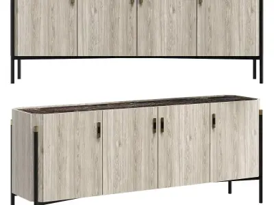 SIDEBOARD MEIER Low-poly 3D model