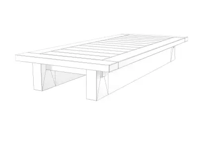 Maldives Coffee Tables 3D model