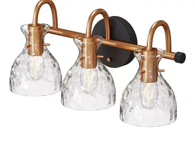 Almine-3 Armed Sconce by Corrigan Studio 3D model