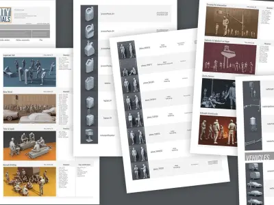 Hyperrealistic Lowpoly Essentials Low-poly 3D model