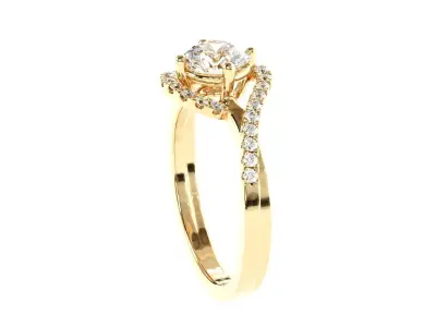 Engagement Ring 3D print model