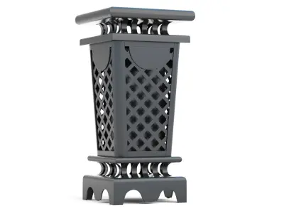 Trash Can 03 3D model buy