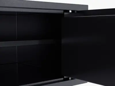 Safe box with digital lock 3D model