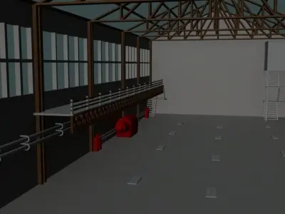 abandoned factory01 3D model