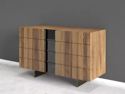 Malay Chest of Drawers 3D model