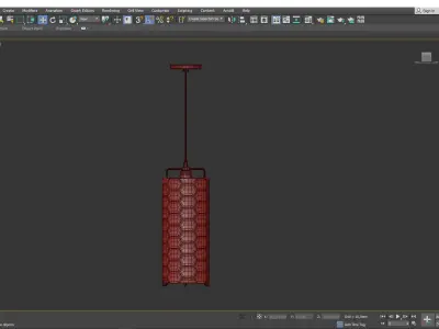 Ice Pendant Low-poly 3D model