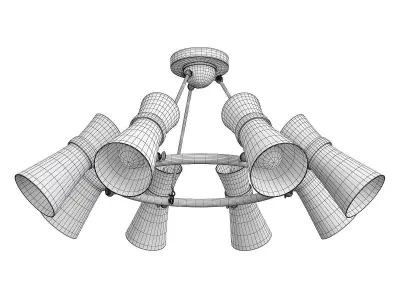 VEGA chandelier Low-poly 3D model