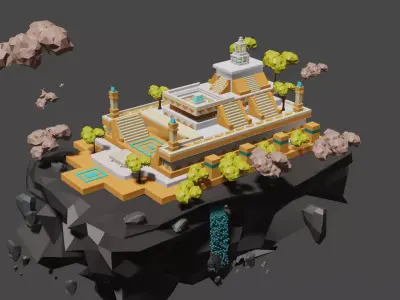3d model of temple 3D model