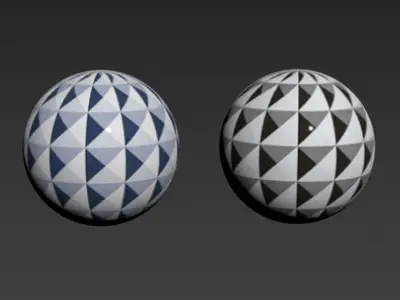 4k - 2color - Art Geo Cement Deco Tiles -Seamless - pbr Texture