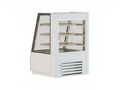 Refrigerated High Bakery Display Case 3D model
