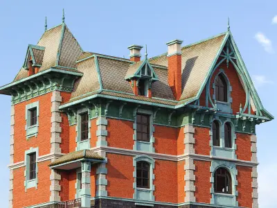 Victorian House 3D model get
