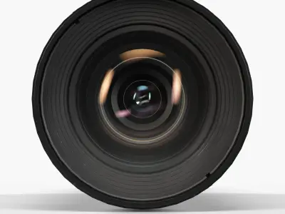 Rokinon 24mm f 1-4 ED AS IF UMC Lens Low-poly 3D model