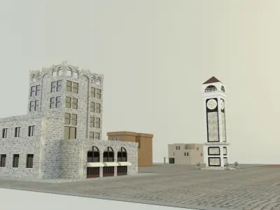 city builgings 3d 3D model