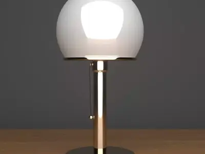 Wilhelm Wagenfeld table lamp 3D model